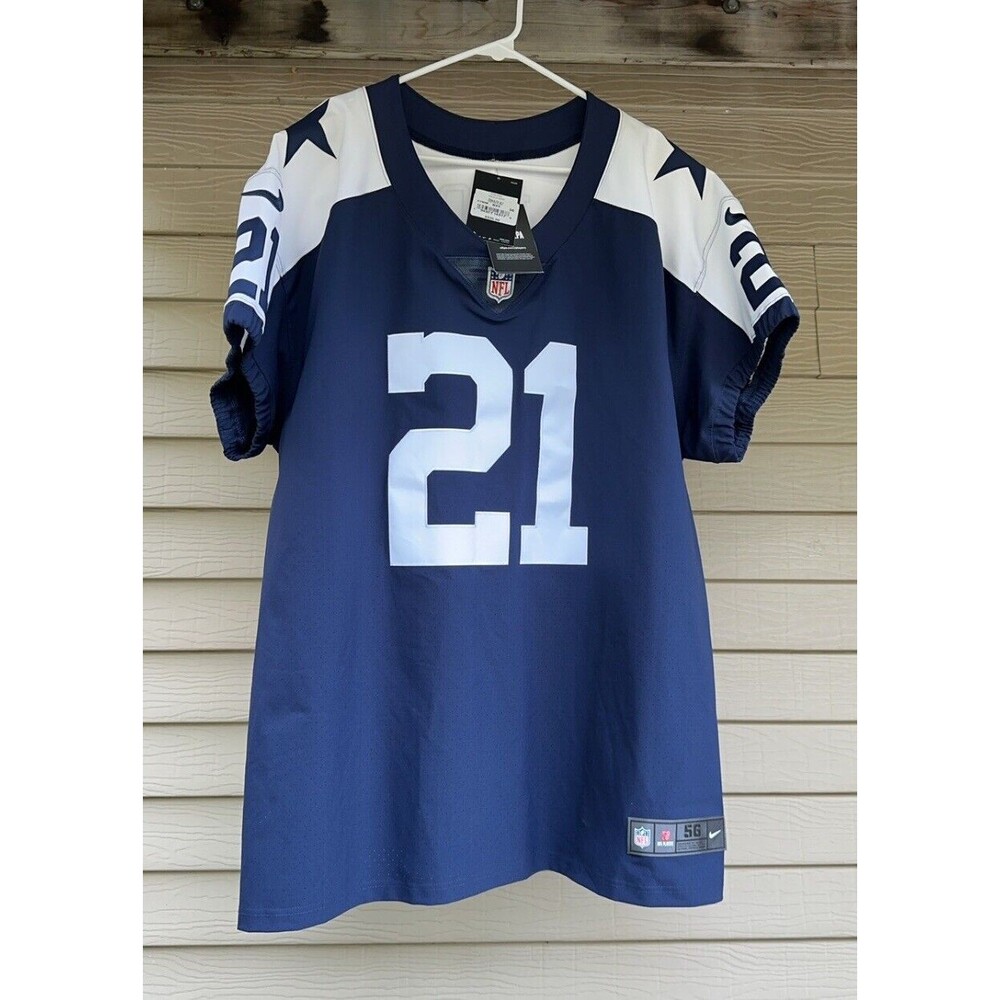 Nike Vapor Elite Ezekiel Elliott Dallas Cowboys Navy NFL Jersey Mens Size 56 NWT